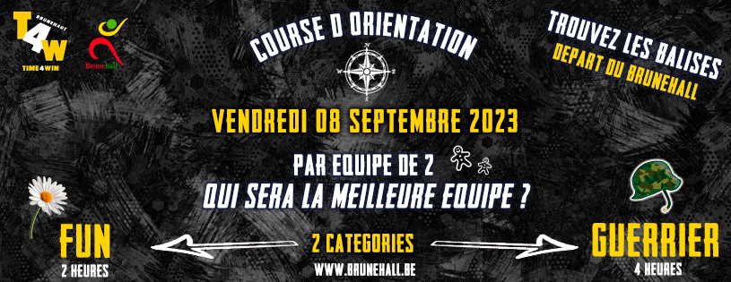 Course d'orientation au Brunehall - 08 septembre 2023